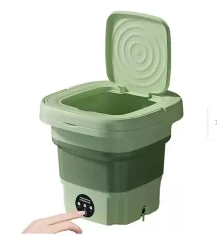 GENERICO Mini Lavadora plegable para el hogar 8 litros