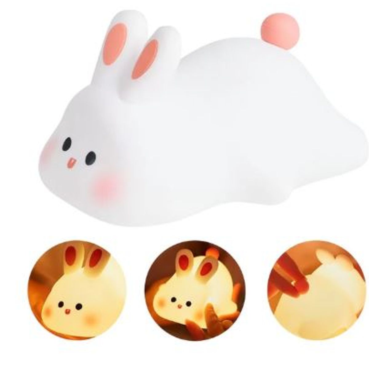 GENERICO - Lámpara LED Recargable con Temporizador y Control de Botones