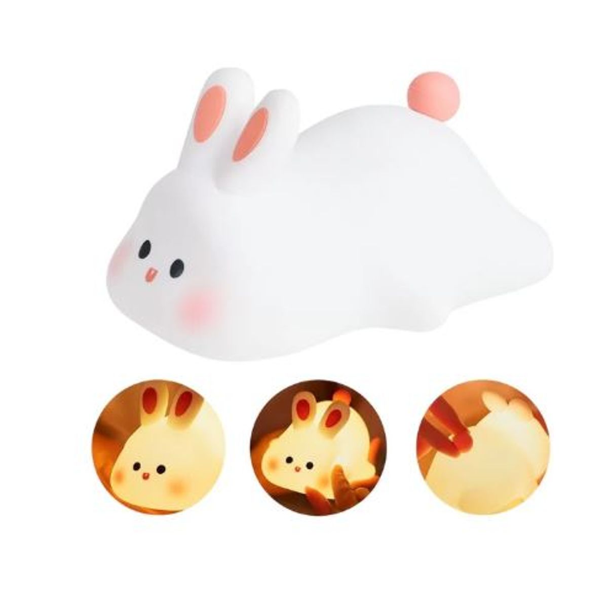 GENERICO - Lámpara LED Recargable con Temporizador y Control de Botones