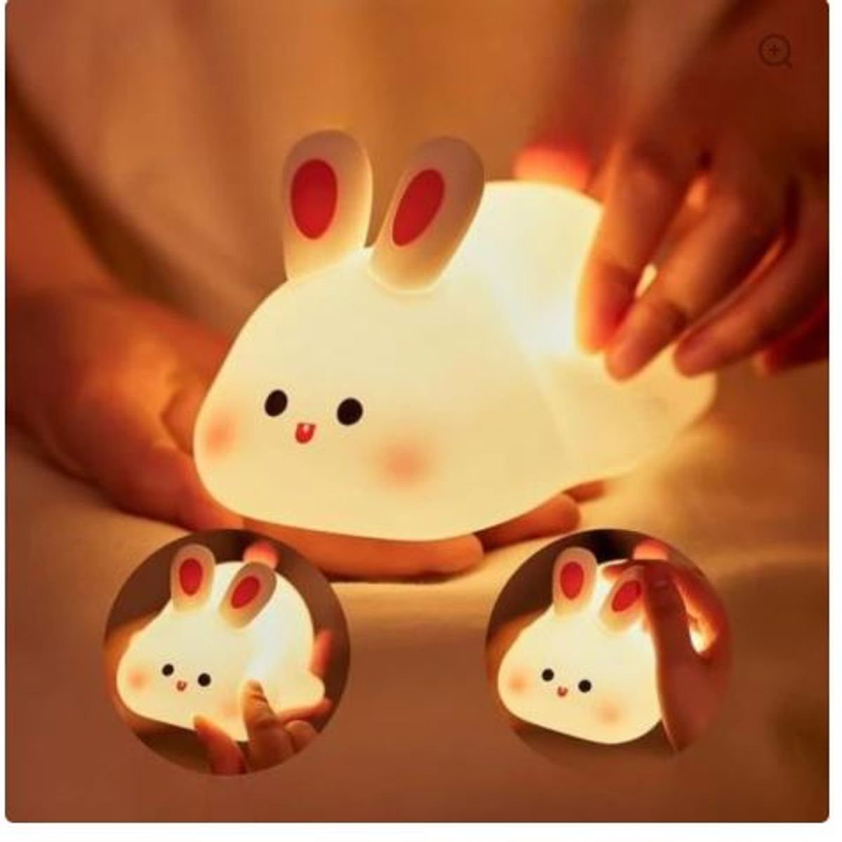 GENERICO - Lámpara LED Recargable con Temporizador y Control de Botones