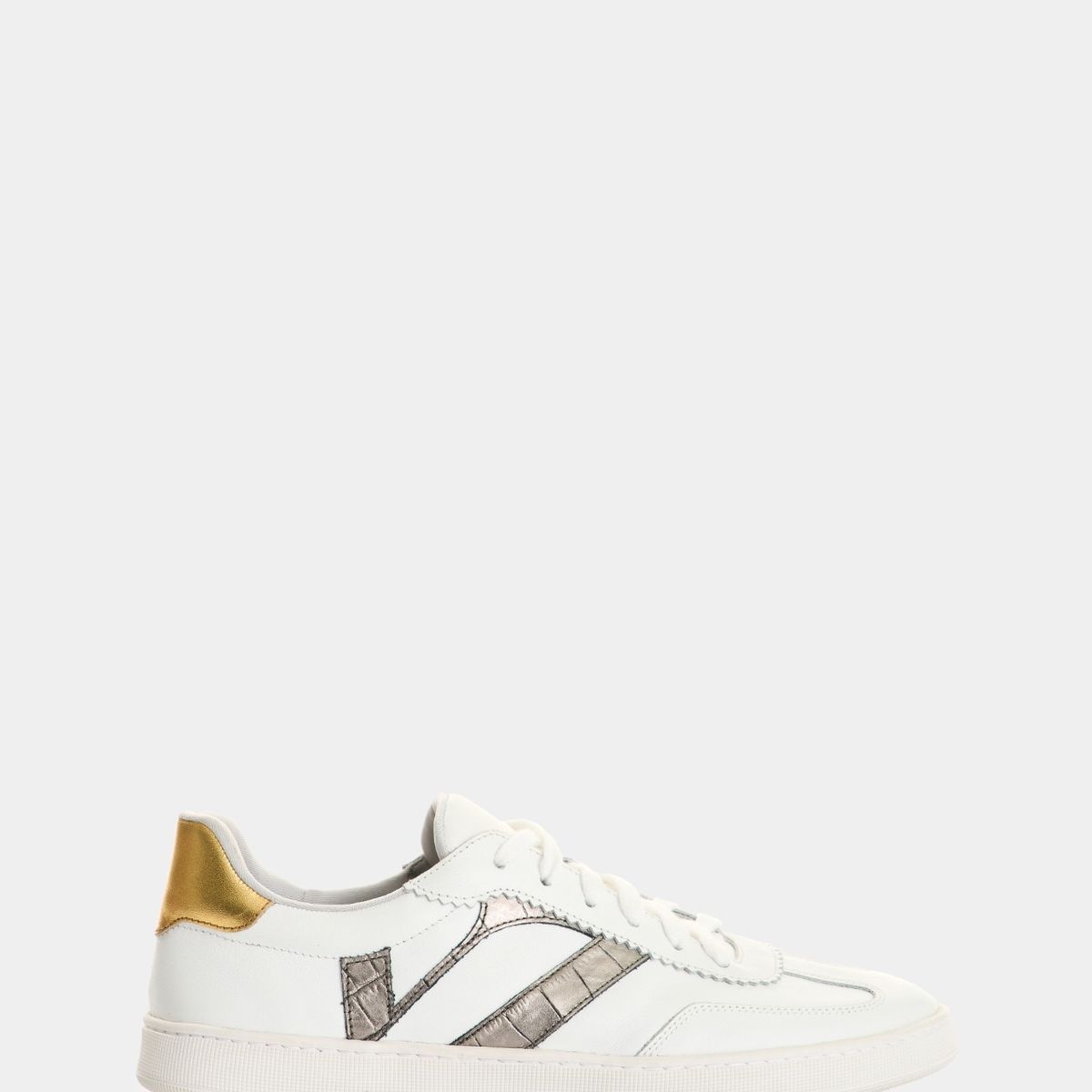 VELEZ - Vélez Zapatillas De Cuero Grabado Para Mujer Flair Blanco