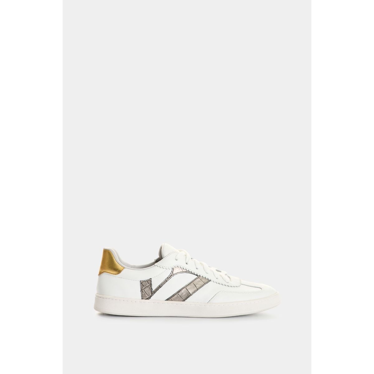 VELEZ - Vélez Zapatillas De Cuero Grabado Para Mujer Flair Blanco