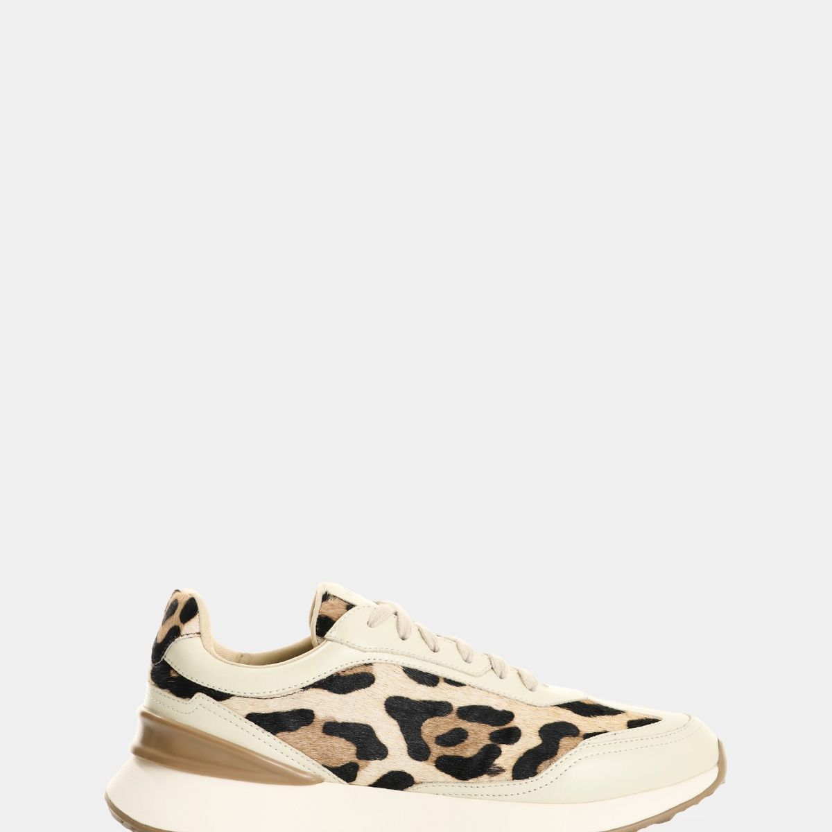 VELEZ - Vélez Zapatillas Cuero Pelo  Animal Print Mujer Elios Arena