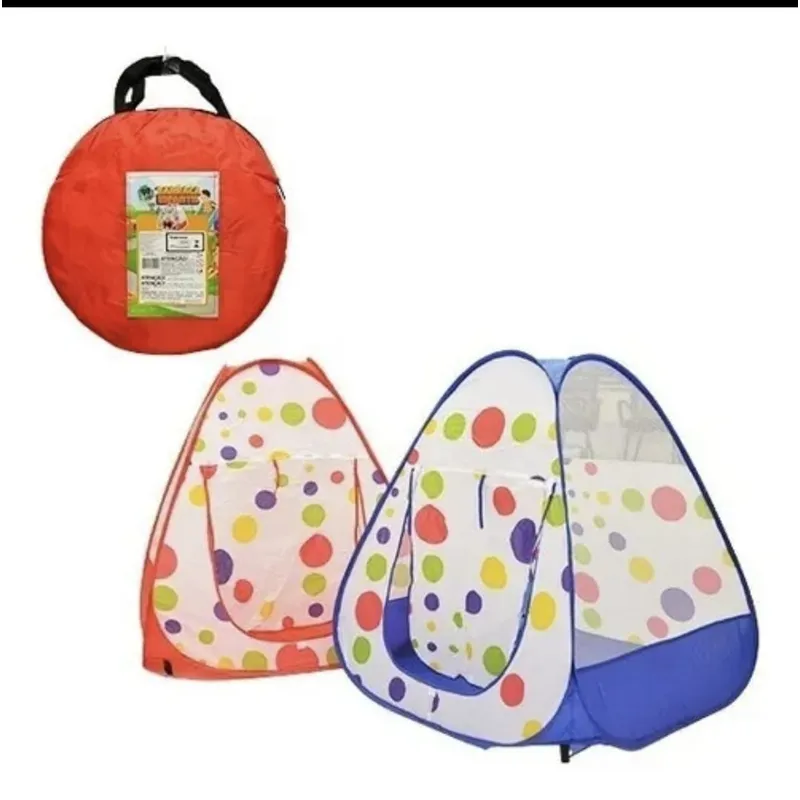 GENERICO - Carpa Infantil Diseño Camping Fácil Montaje Y Divertida roja