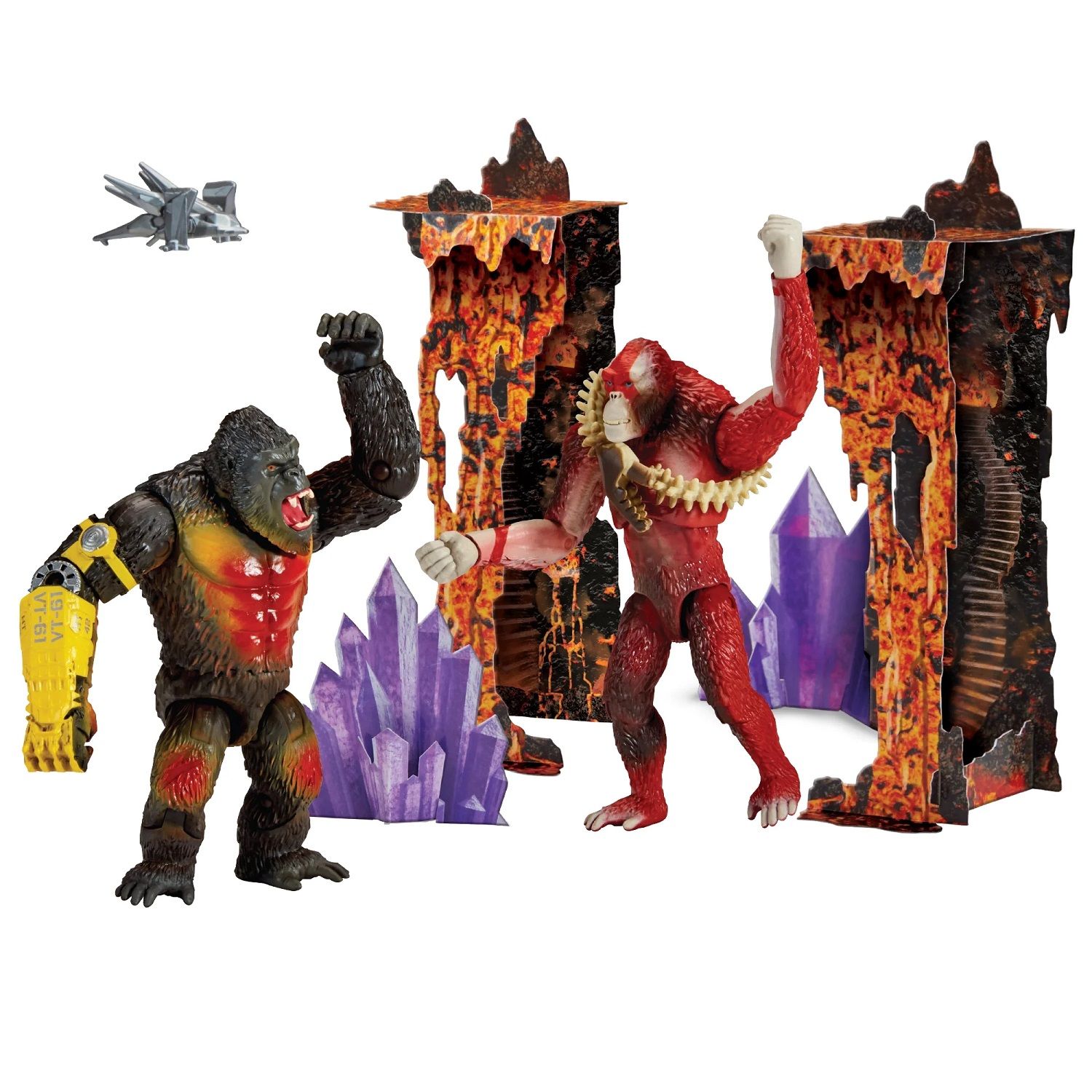 PLAYMATES TOYS Godzilla X Kong: Kong Vs Skar King Set 2 Figuras