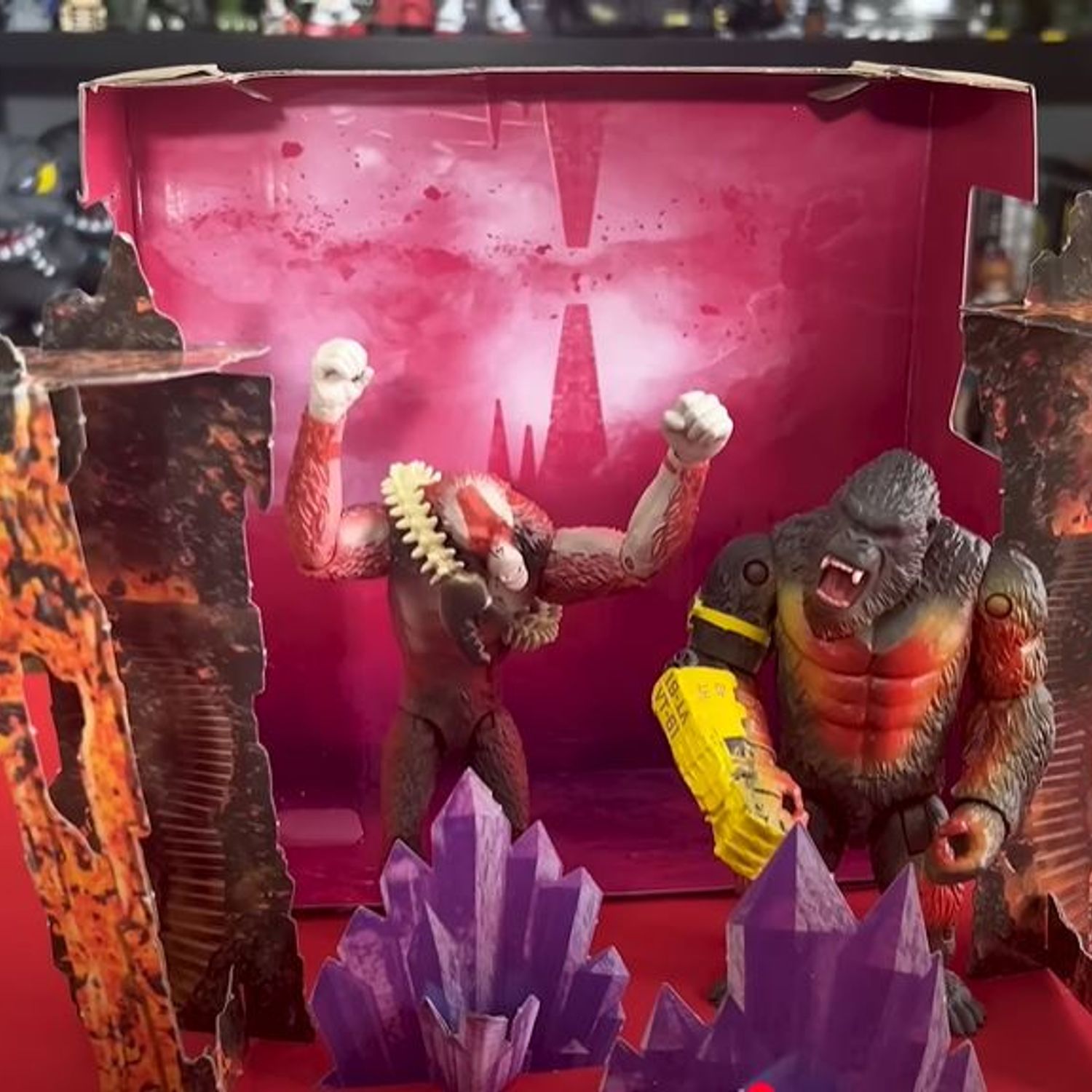 PLAYMATES TOYS Godzilla X Kong: Kong Vs Skar King Set 2 Figuras
