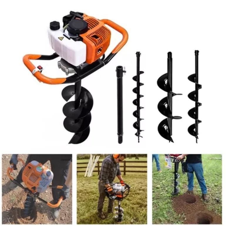 ALTERNATIVE - Ahoyador Barreno 63cc + 3 Brocas + Extesion - Tecnologia Amaricana