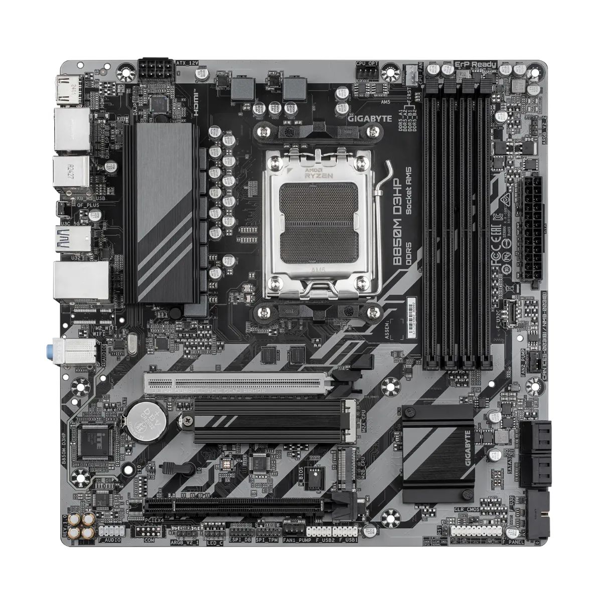 GIGABYTE - Placa Madre Gigabyte B850M D3HP AM5 DDR5 mATX