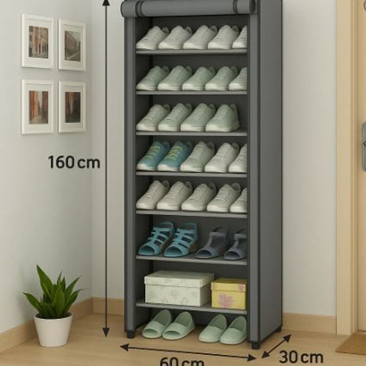 GENERICO - Zapatero Organizador Closet Zapatos 10 NIveles