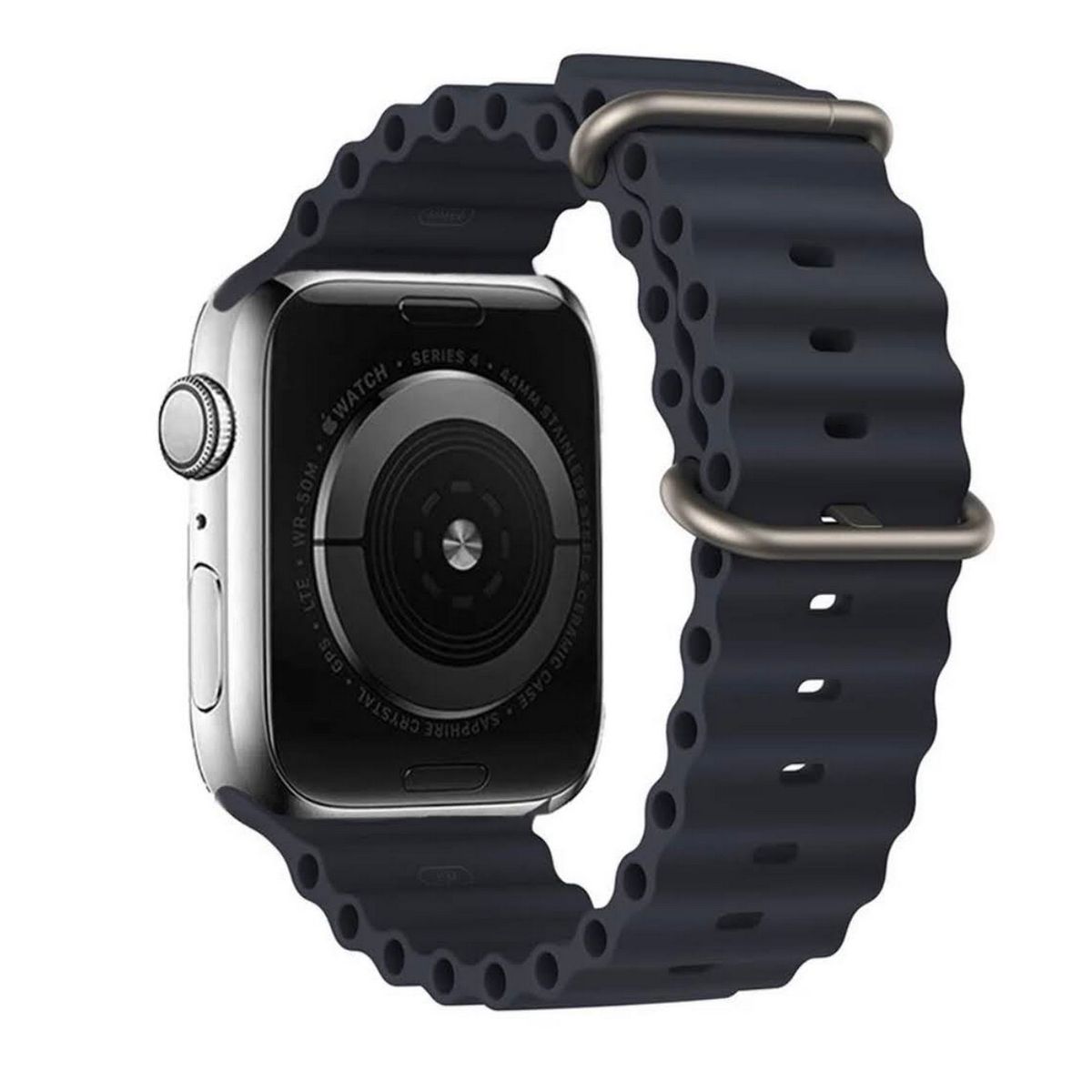 GAOR - Correa Deportiva Ocean Para Apple Watch Watch Ultra 38-41mm NEGRA