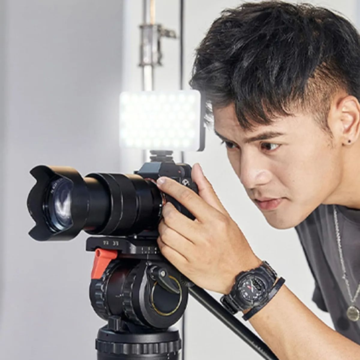 GENERICO - Luz Led Portátil Para Cámaras Selfi Video Ajustable