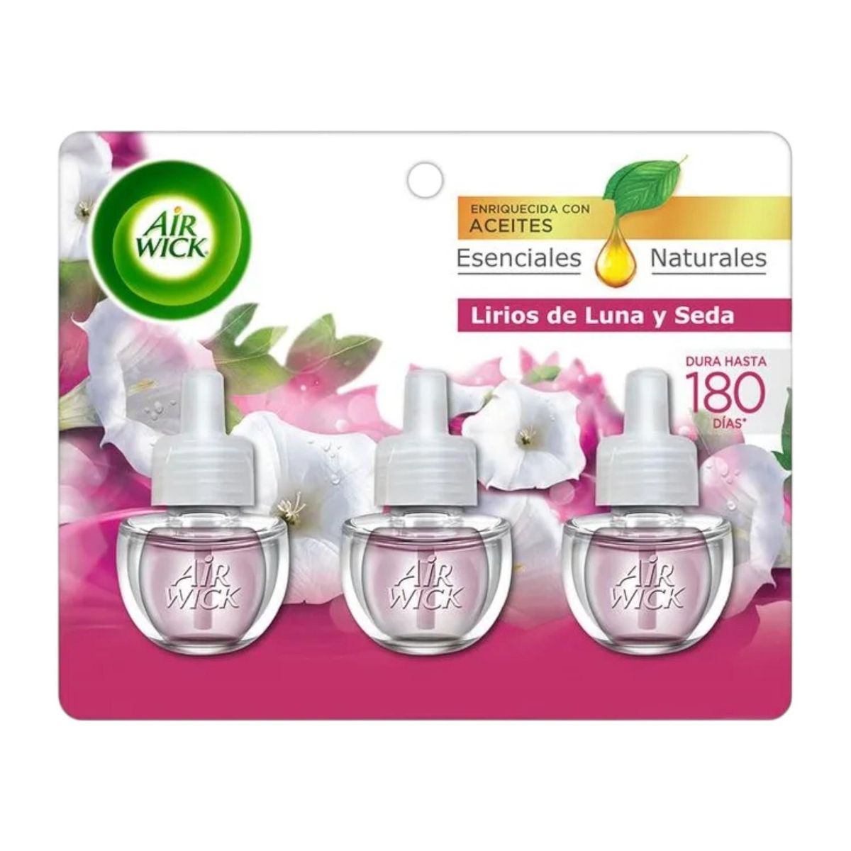 AIRWICK - Recarga Desodorante Electrico Lirios Airwick 3unid X 21ml