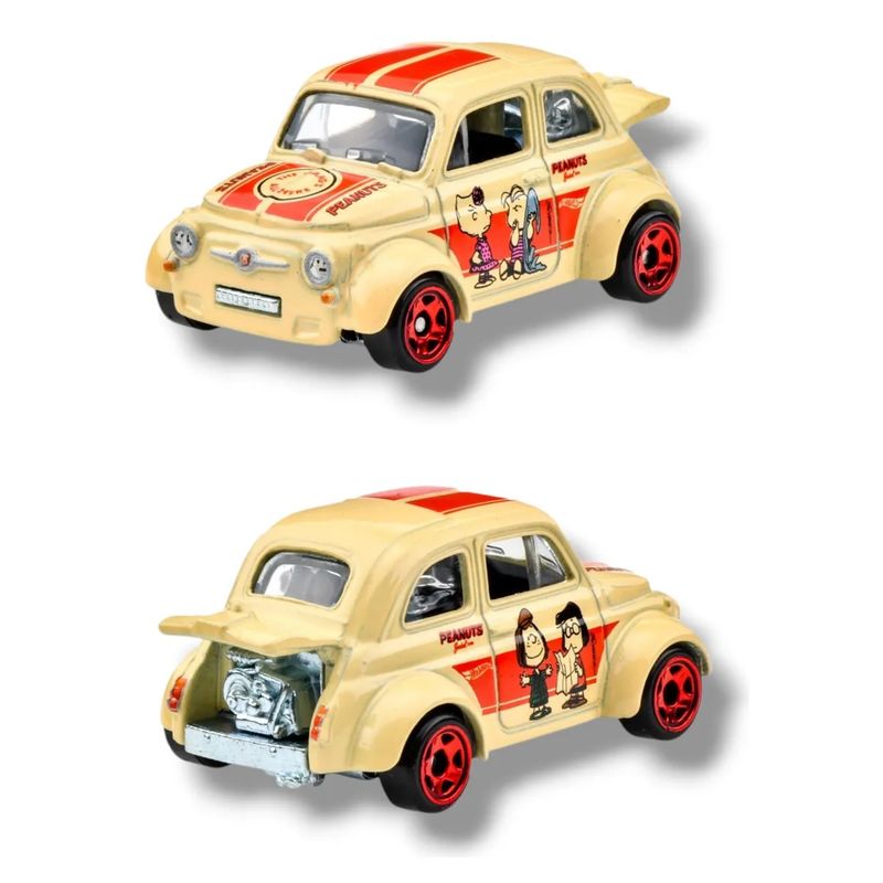 HOT WHEELS - Autito Snoopy fiat 500D Hot wheels 5/5  jcb85