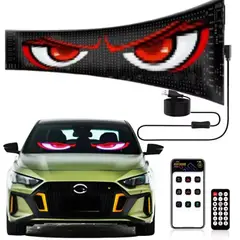 GENERICO - Letrero Led Usb Flexible 37x9 Cm Eye Angel Ojos Programable