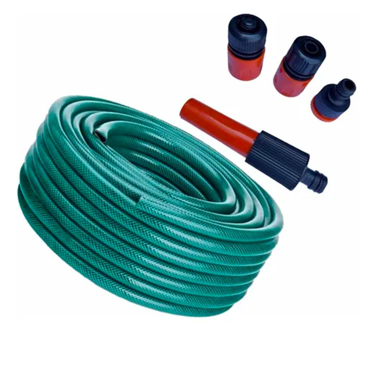 GENERICO - Manguera Para Riego + Pitón + 3 Conectores