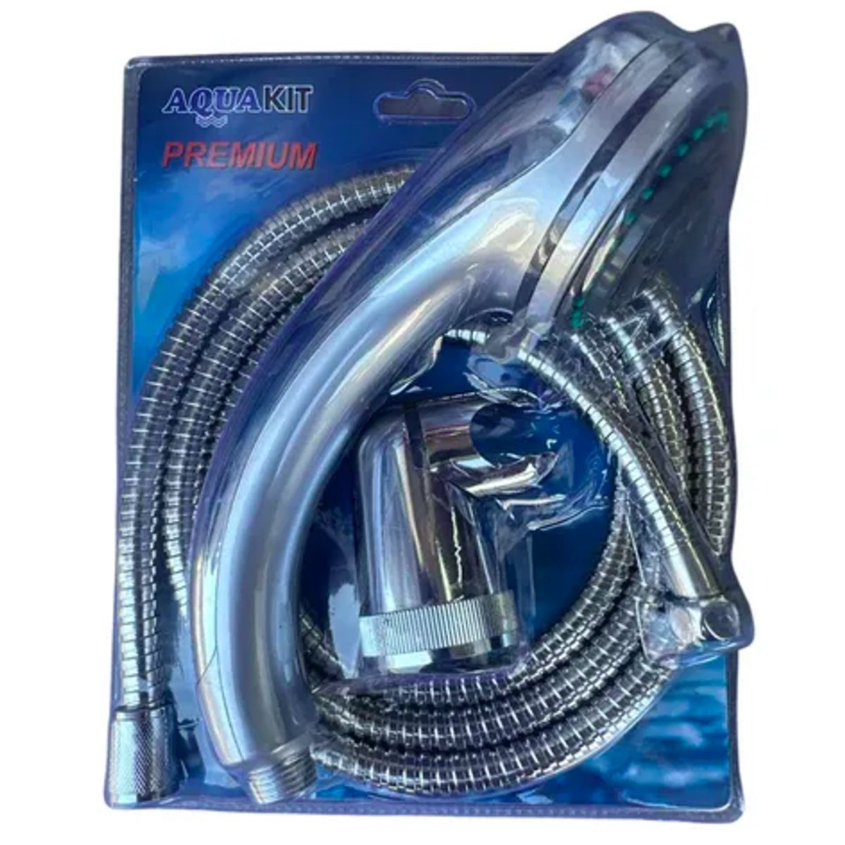 GENERICO - Ducha Teléfono Aquakit Premium 2mt Flexible Acero Inox