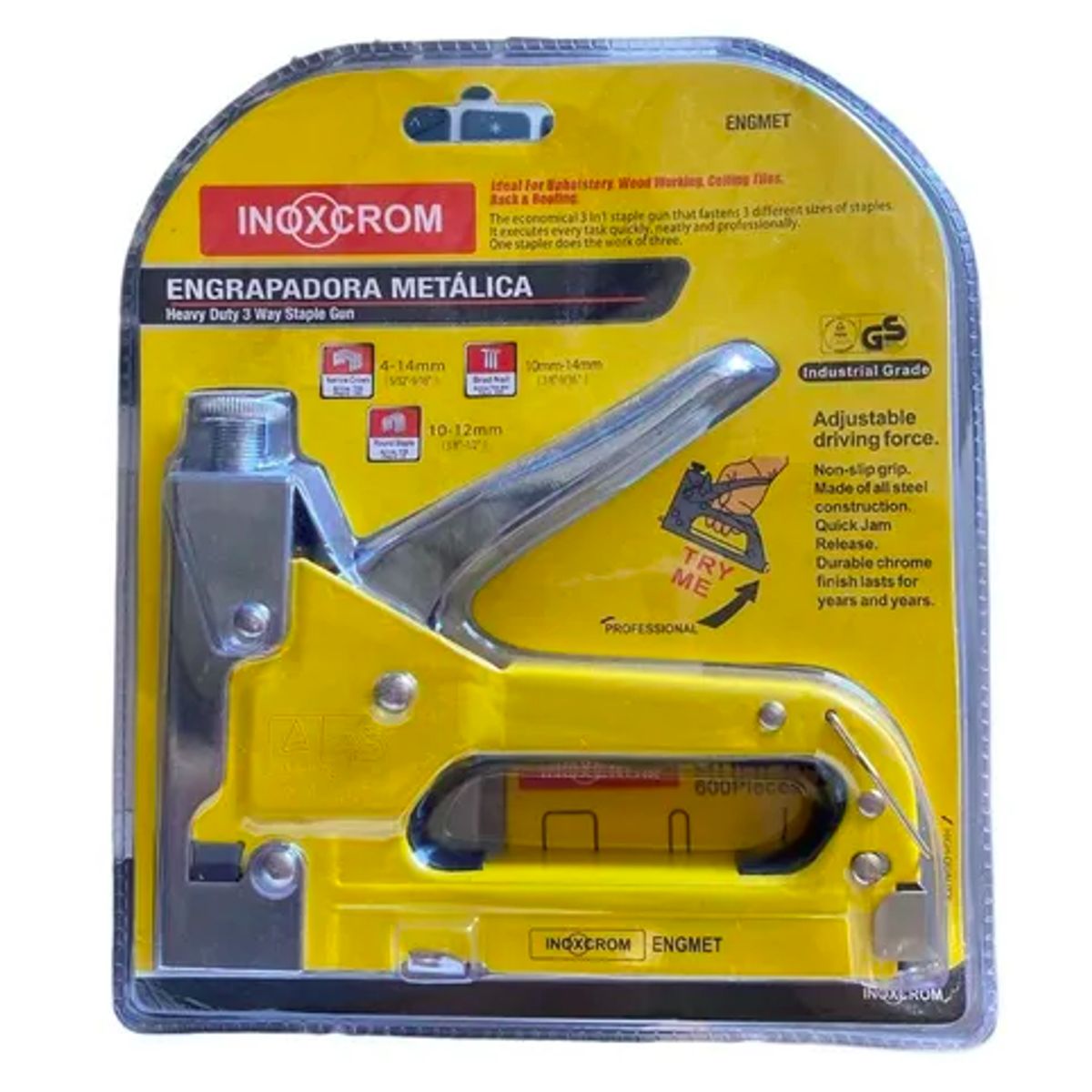 INOXCROM - Engrapadora Corchetera Metalica Inoxcrom