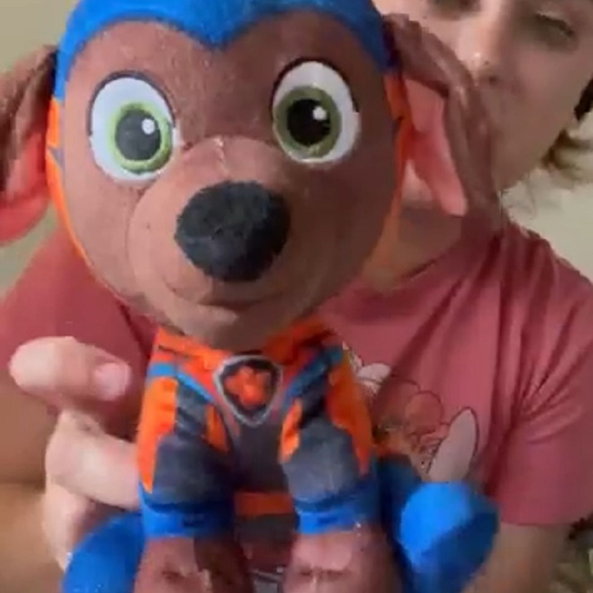 PAW PATROL - Peluche Zuma Paw Patrol La Película Mighty 18 cm Original
