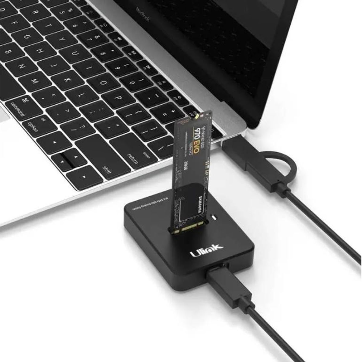 ULINK - Docking Station Dual Usb C Discos Ssd M2 Nvme Sata Ulink