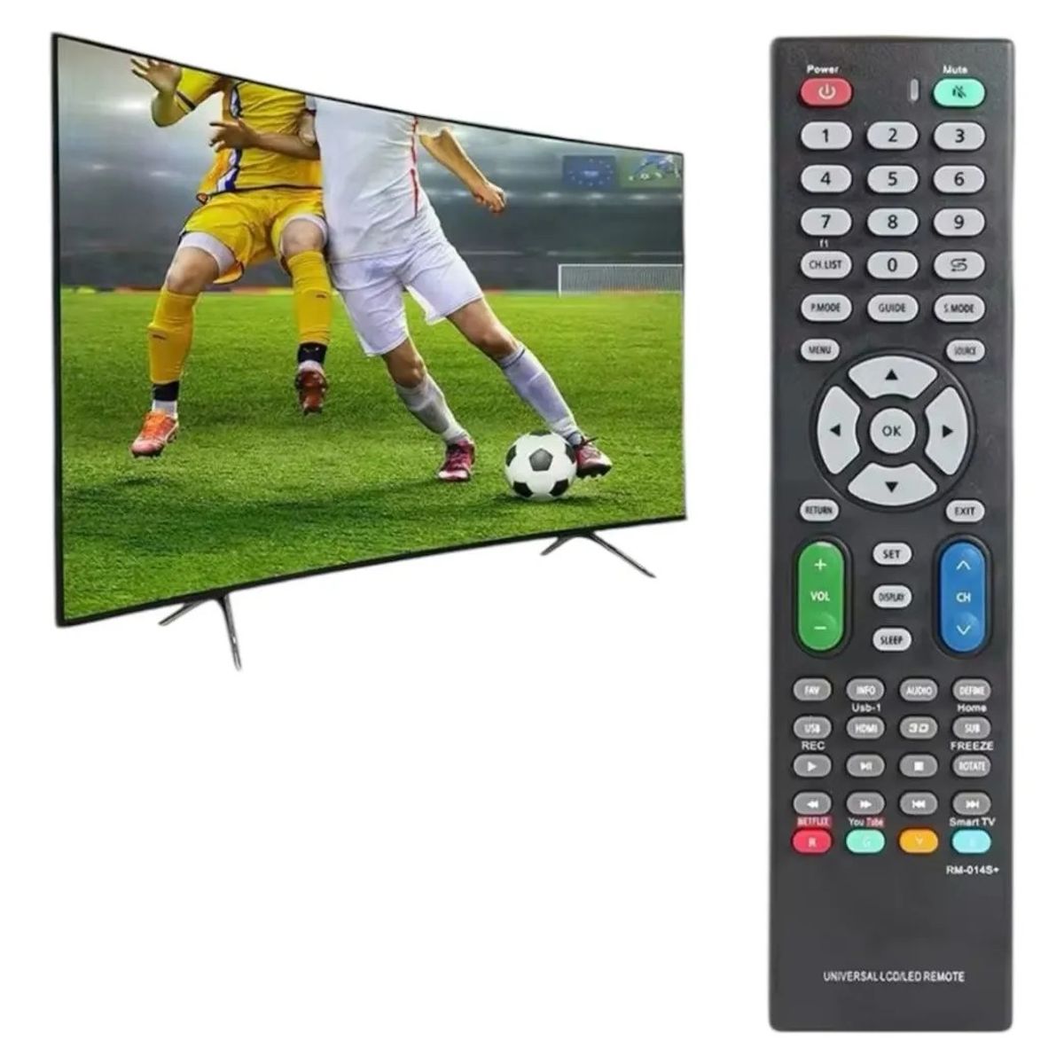 GENERICO - Control Remoto Para Tv Univesal LED  LCD