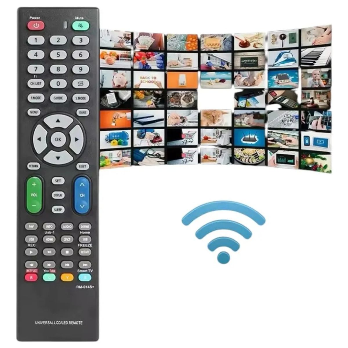 GENERICO - Control Remoto Para Tv Univesal LED  LCD