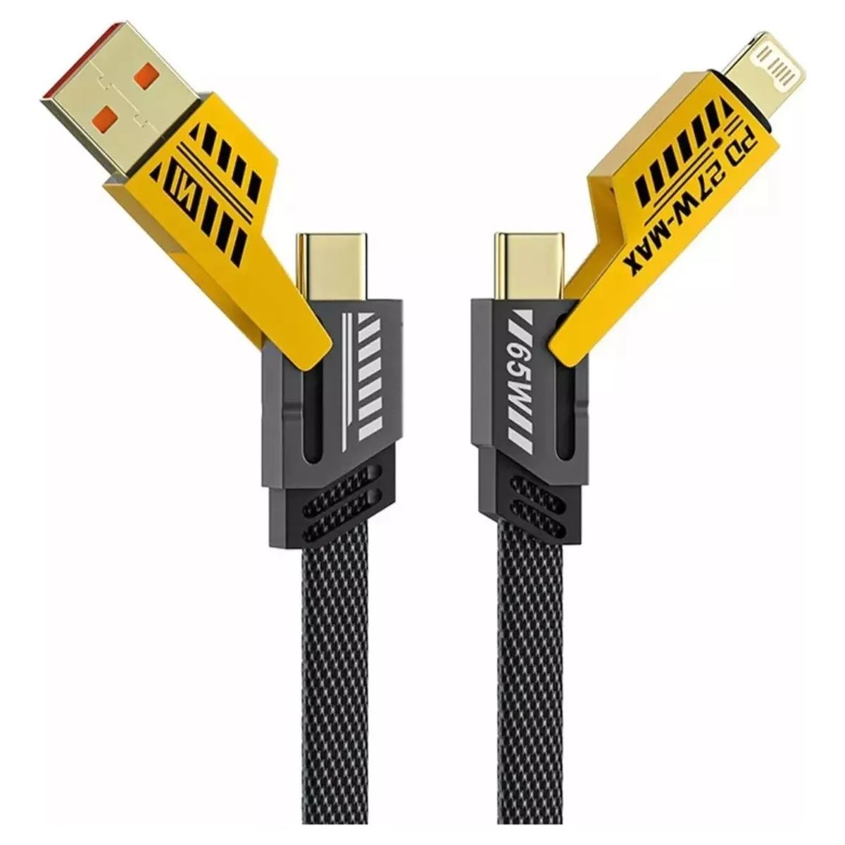 GENERICO - Cable De Datos De Carga Rápida 4 En 1 Multifuncional 1m