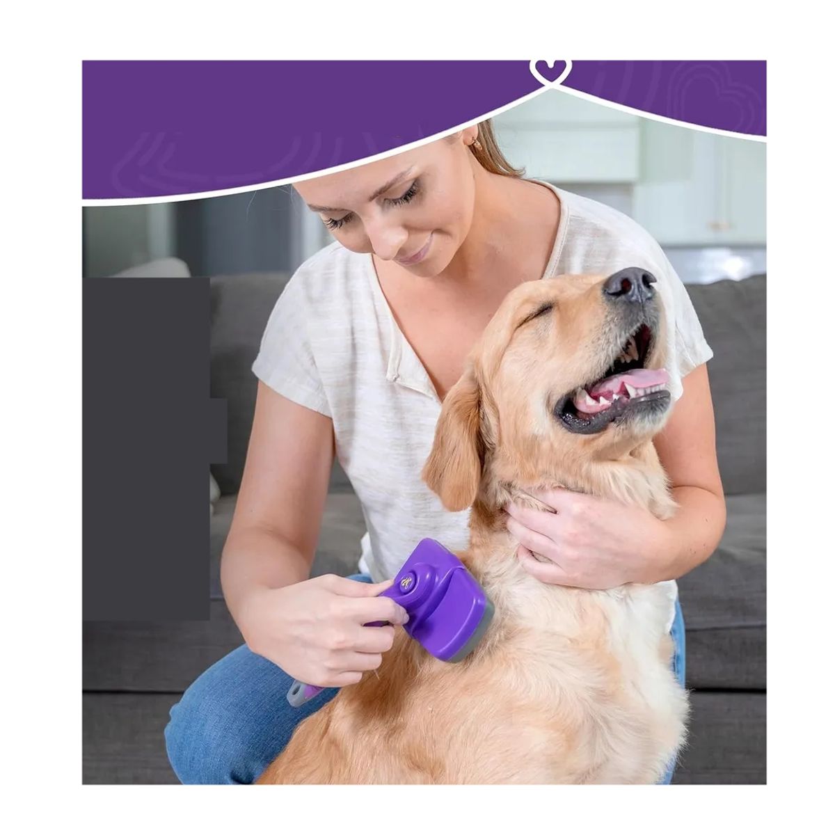 GENERICO - Cepillo autolimpiable para mascota