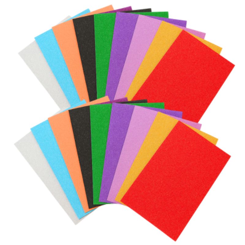 GENERICO - 2 Pack 20 Unids Cartulina Glitter 250 Grs A4