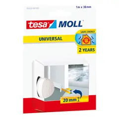 TESA - Tesamoll Universal Puertas Umbral 38mm X 1mt Blanco