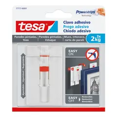 TESA - Clavo Adhesivo Ajustable Superficies Delicadas 2kg