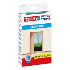 TESA - Malla Mosquitera Puertas Negra 2 X 0,65m X 2,5m
