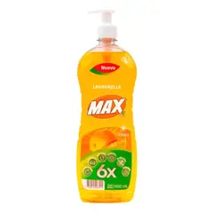 MAX - Lavaloza Liquido 900ml Alto Rendimiento Aroma Cítrico