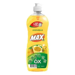 MAX - Lavaloza Liquido 500ml Alto Rendimiento Aroma Frutal