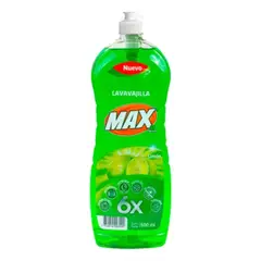 MAX - Lavaloza Liquido 500ml Alto Rendimiento Aroma Limón
