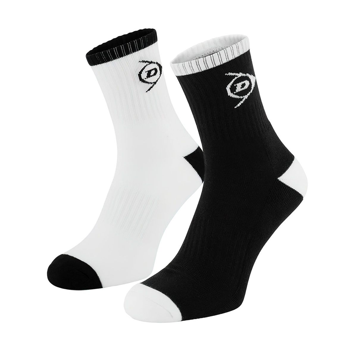 DUNLOP - Calcetin Dunlop Performance NegroBlanco X2 Tenis Padel