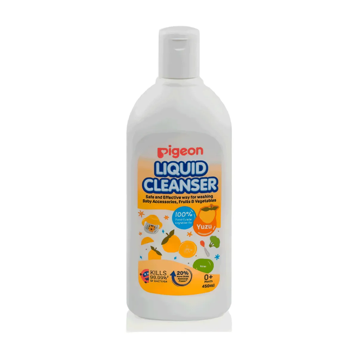 PIGEON - Limpiador De Mamaderas Pigeon citrus 450ml Color Blanco