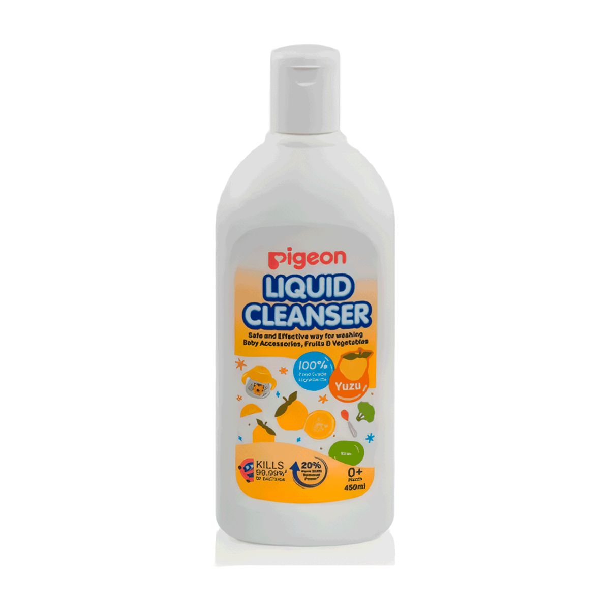 PIGEON - Limpiador De Mamaderas Pigeon citrus 450ml Color Blanco