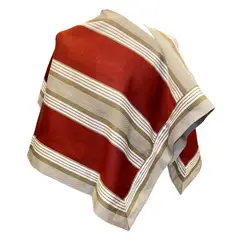 CORRALERO SASTRERIA - Manto huaso Lana nacional telar beige- terracota