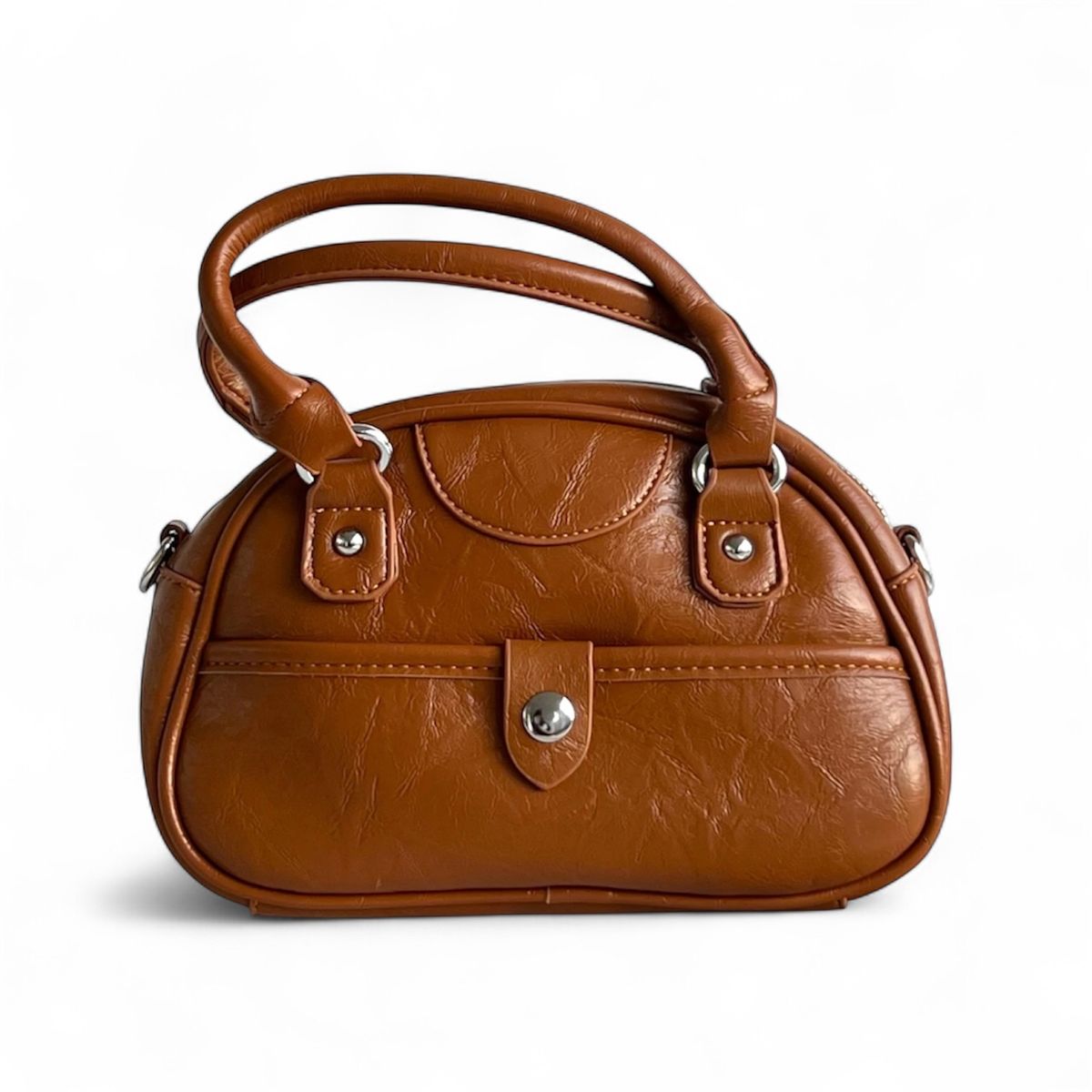 GENERICO - Cartera de Mano Mujer – Ecocuero Liviano  Con Correa Ajustable
