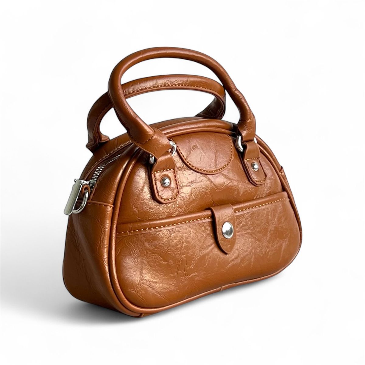 GENERICO - Cartera de Mano Mujer – Ecocuero Liviano  Con Correa Ajustable