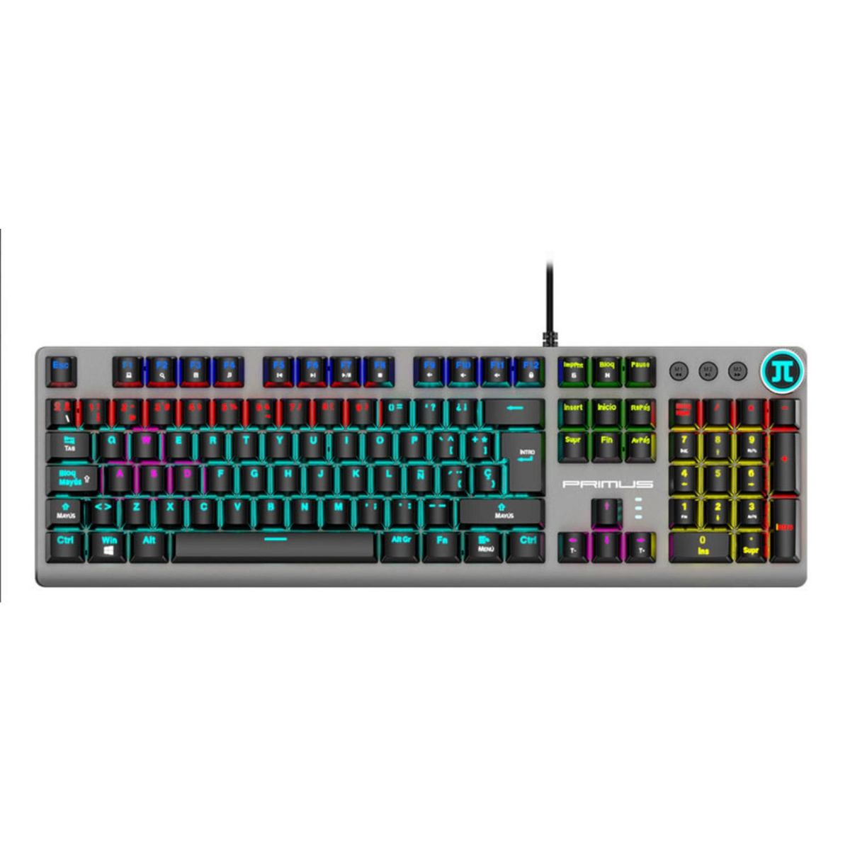 PRIMUS - Teclado Primus Ballista 91t Gamer Teclas Mecánicas Luces