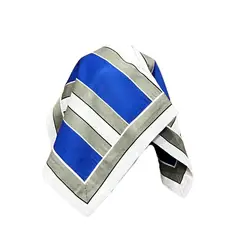 CORRALERO SASTRERIA - Manto huaso Niño 8 años lana Nacional azul-blanco