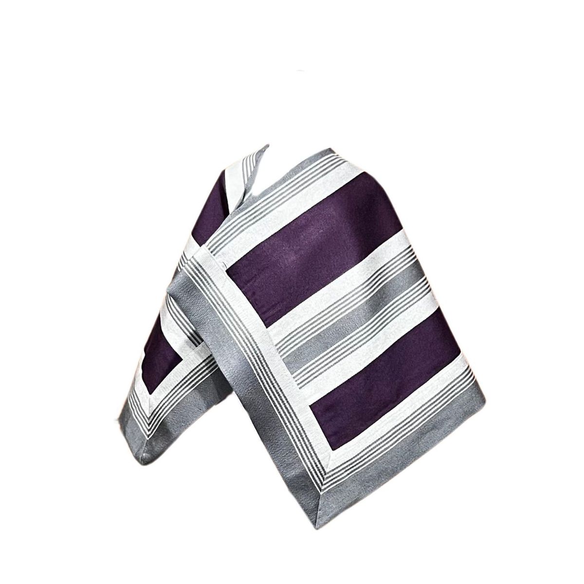 CORRALERO SASTRERIA - Manto huaso Niño 8 años lana telar morado- gris