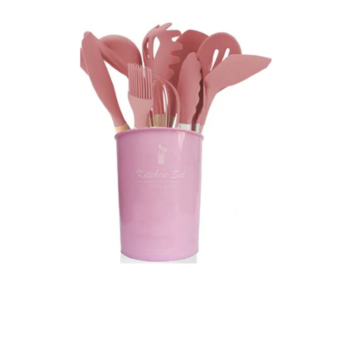 Set Utensilios De Cocina Rosa 12 Piezas, marca GENERICO - Foto Principal