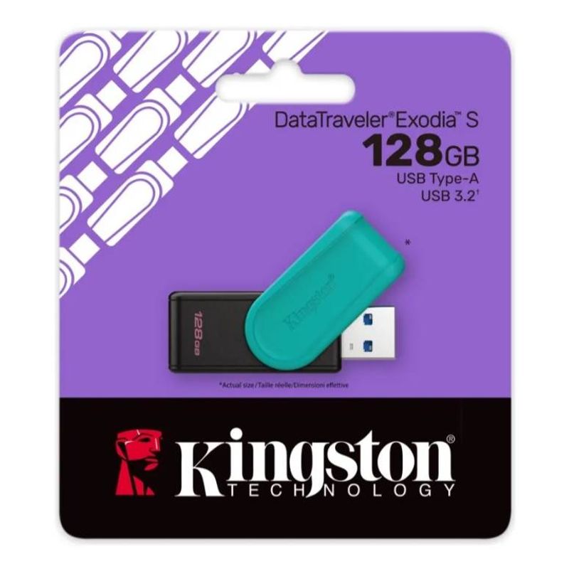 KINGSTON - Pendrive Kingston Datatraveler Exodia S 128gb Usb 3.2 Dtxs