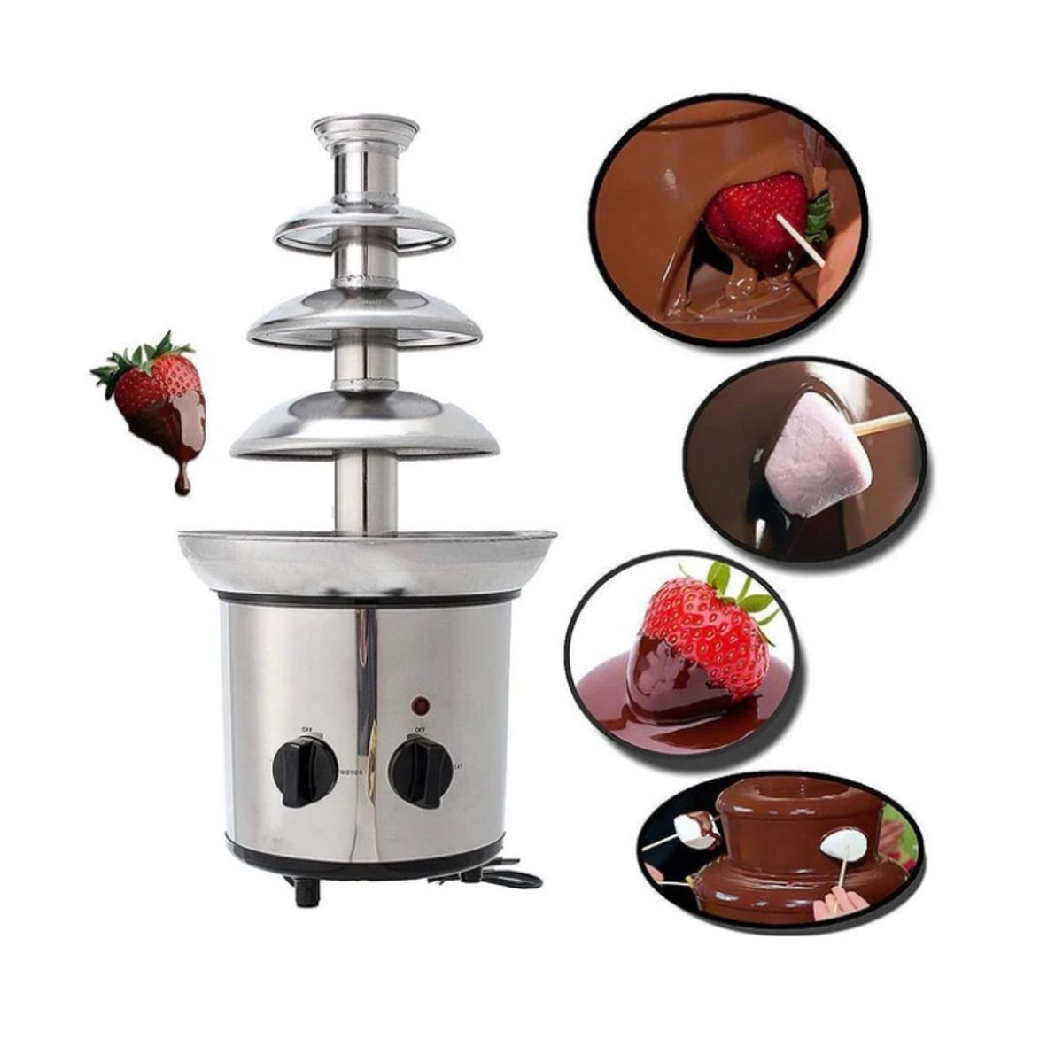 GENERICO - Fuente De Chocolate X L Máquina De Fusión Cascada 4 niveles…