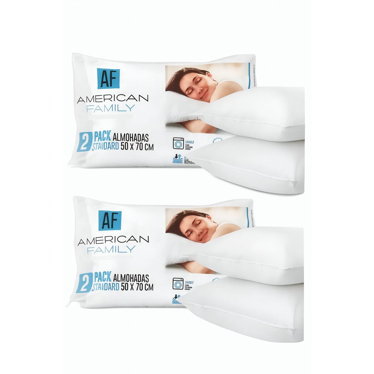 CANNON - Pack 4 Almohadas Cannon American Family 50x70 Hipoalergénicas