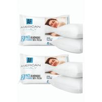 Pack 4 Almohadas American Family 50x70 Hipoalergénicas