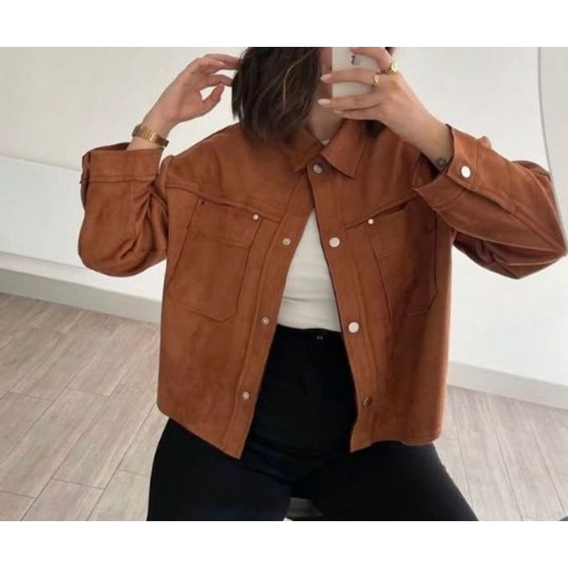 LUNA - CHAQUETA BLUSA GAMUZA AMIENS