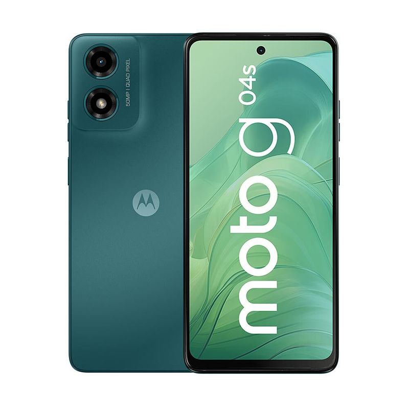 MOTOROLA - Motorola Moto G04s 128GB Verde  Cámara 50MP 90Hz Batería 5000mAh
